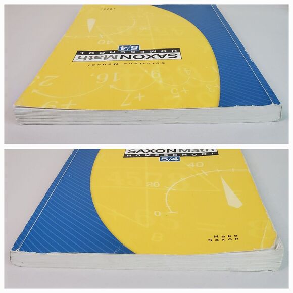 Saxon Math Homeschool 5 / 4: Solutions Manual - Paperback - ACCEPTABLE - Picture 4 of 16